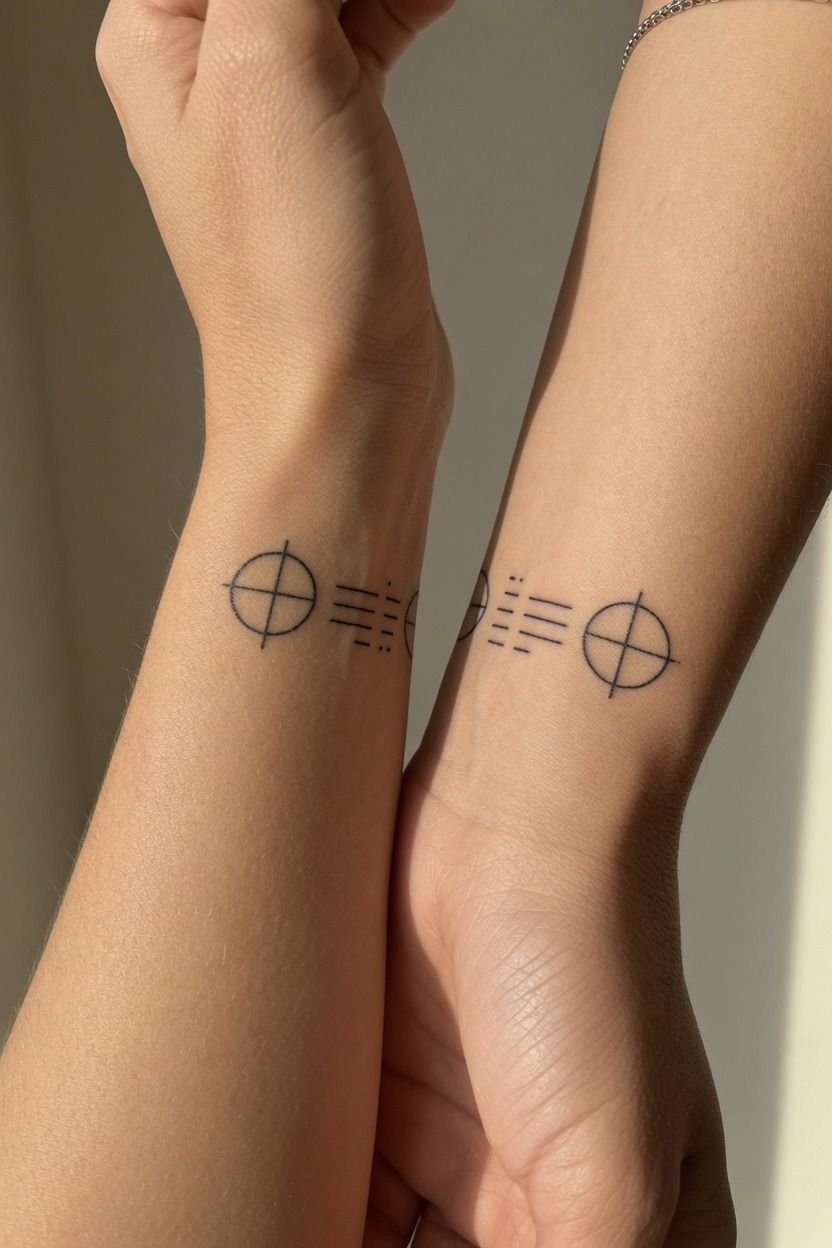 Aligning Matching Symbols Across Both Wrists