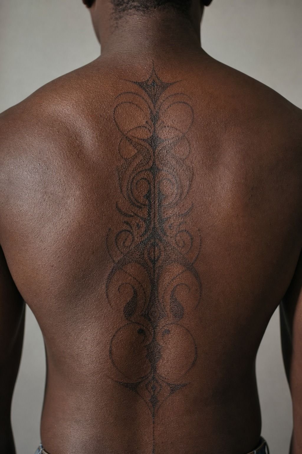 Art Nouveau Flow Along the Spine