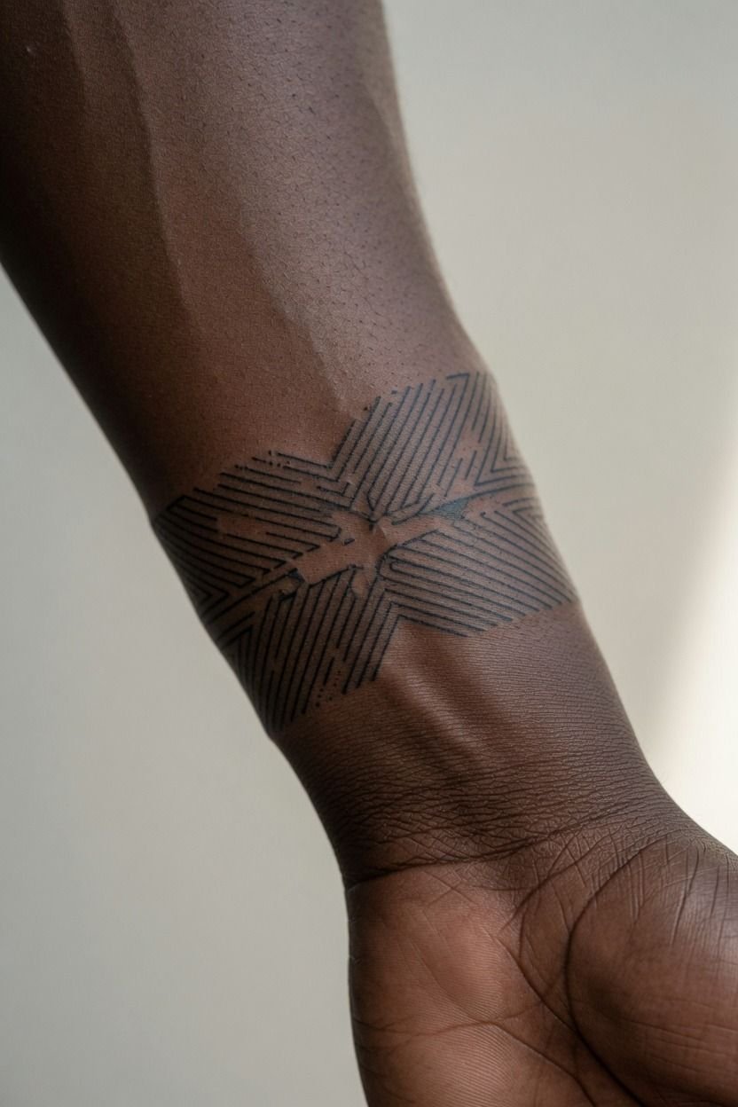 Avoiding The Tendon Line During Stenciling