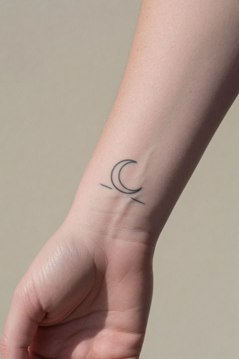 Setting A Simple Tattoo Above My Hand
