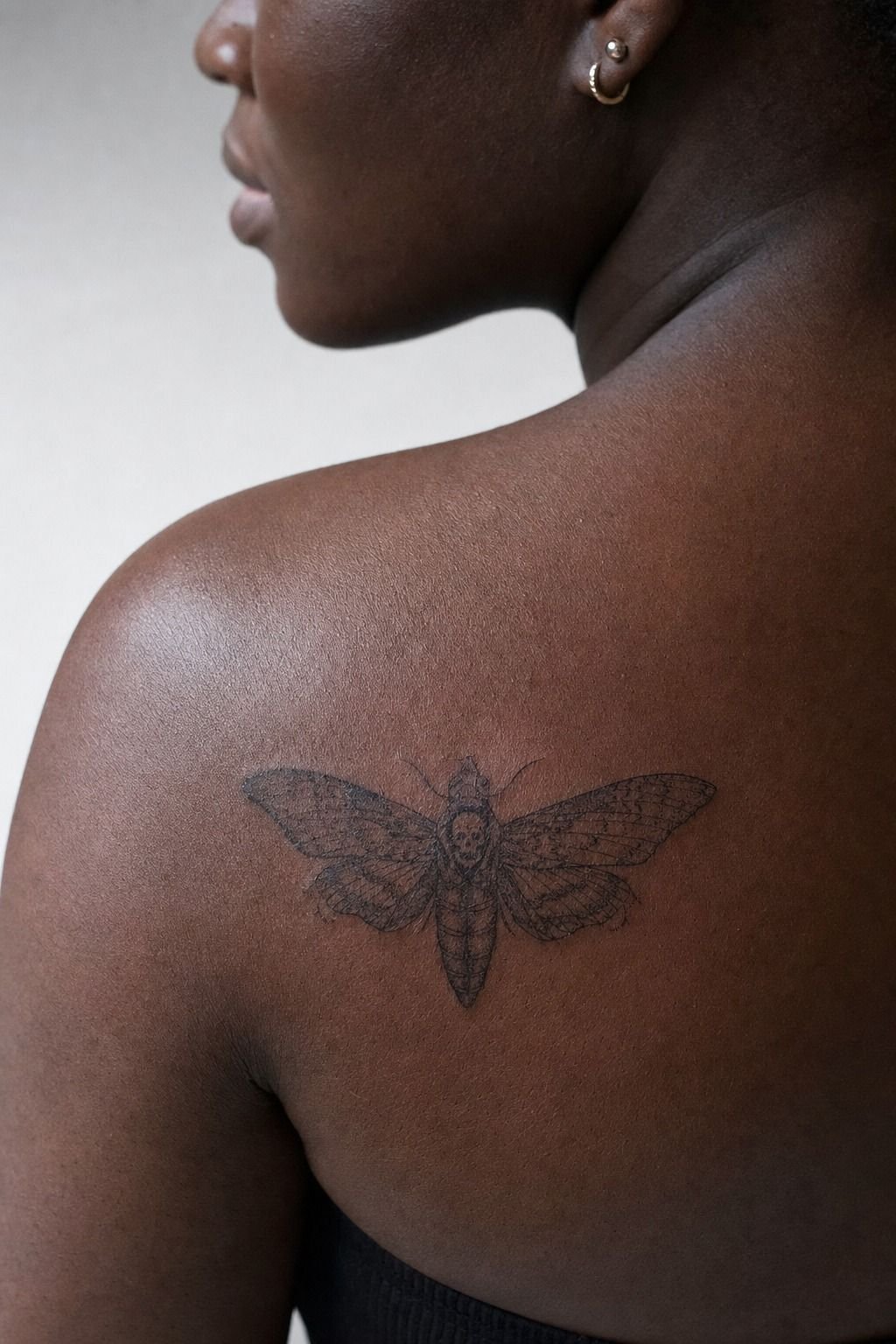 Match Deathhead Moth Tattoo Style To Pain