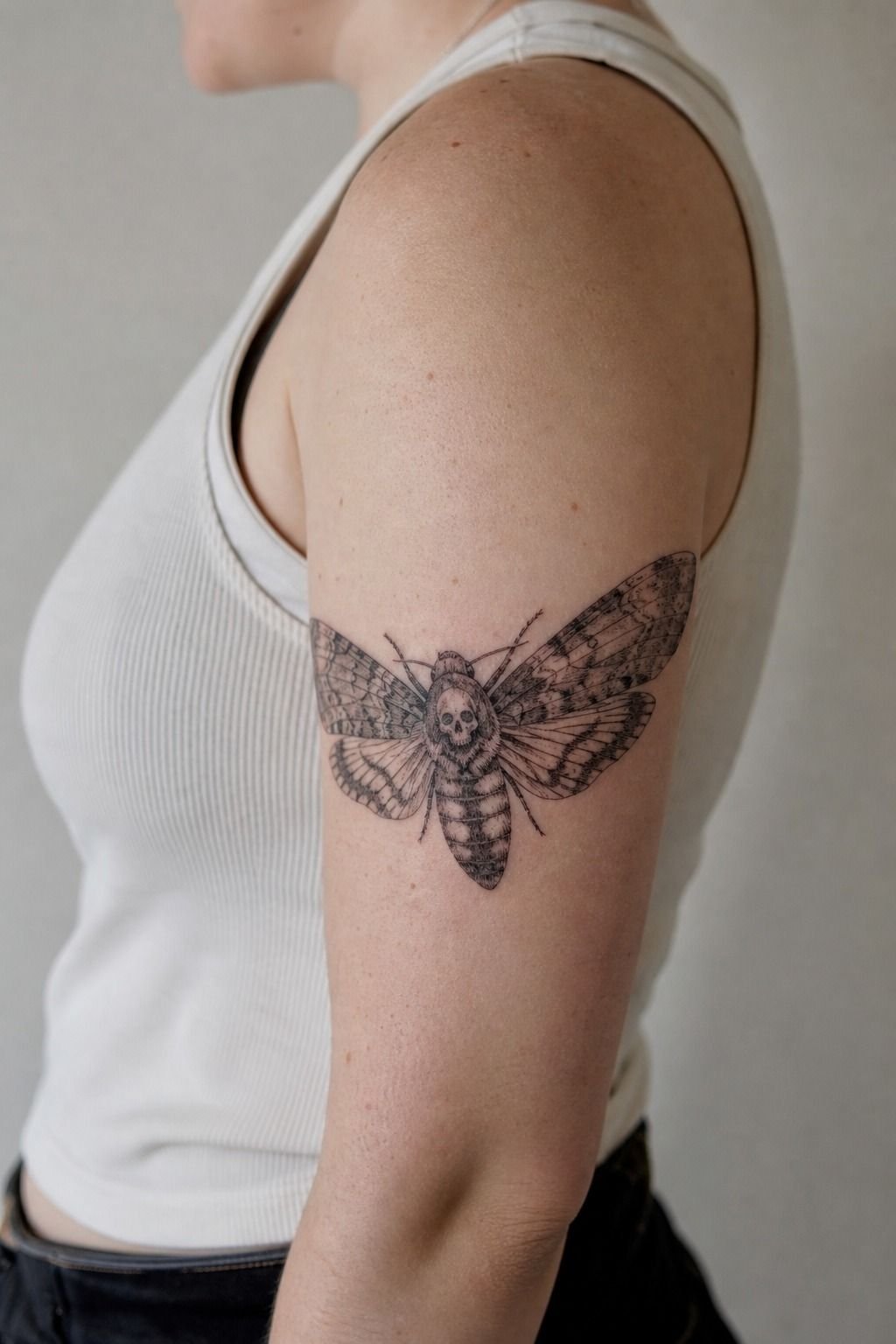 Book An Artist For Deathhead Moth Tattoo