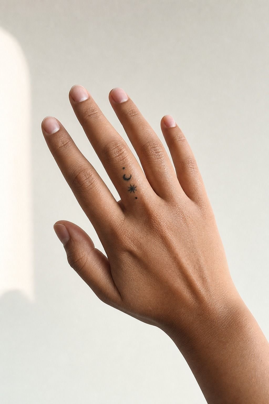 Choose Finger Tattoos With Simple Bold Shapes