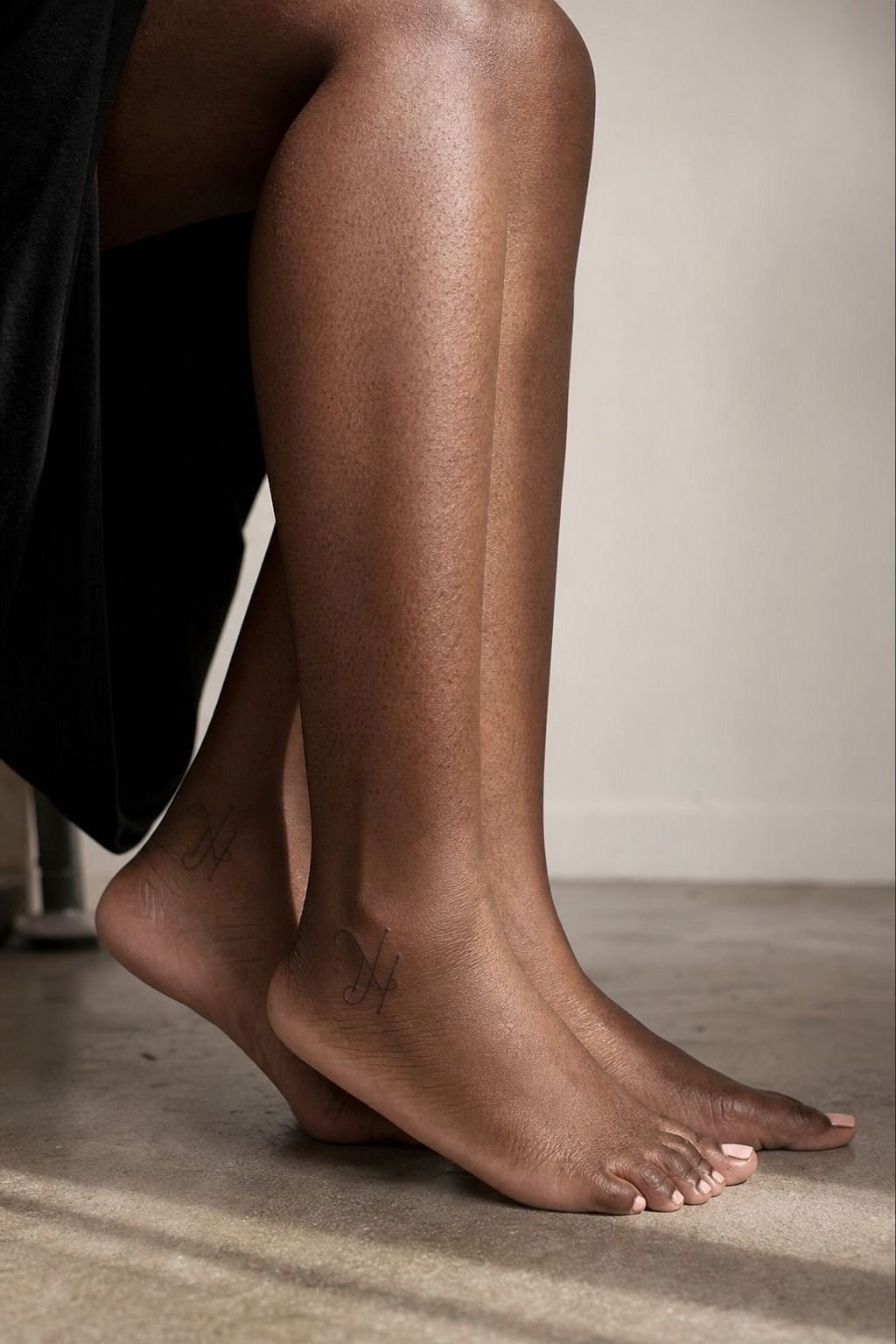 Match meaningful initials across both side feet