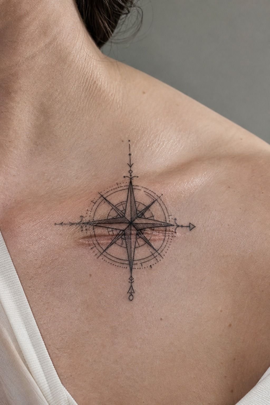 I Placed a Compass Over My Healing Scar