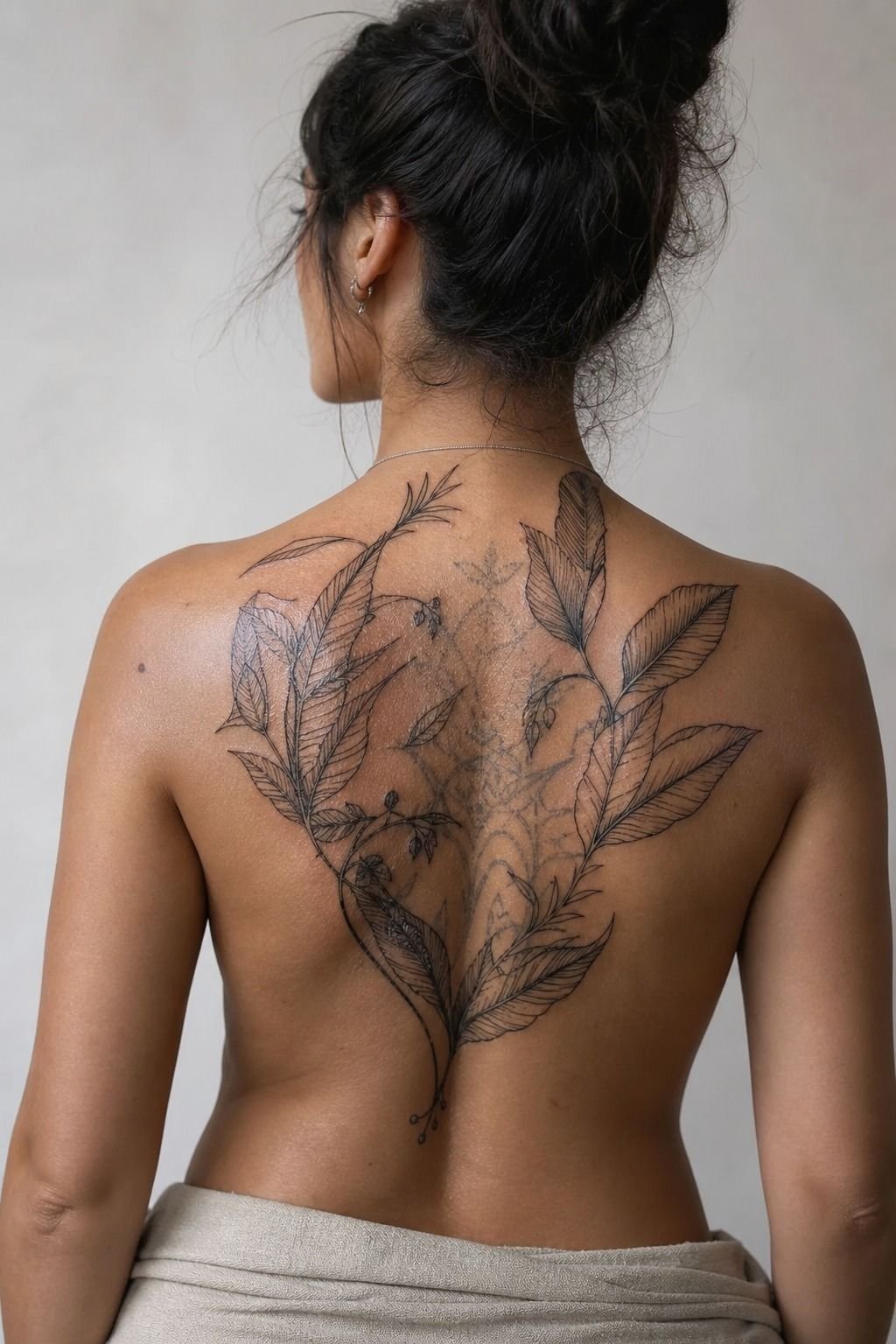 I Used Bold Leaves to Hide Old Lines