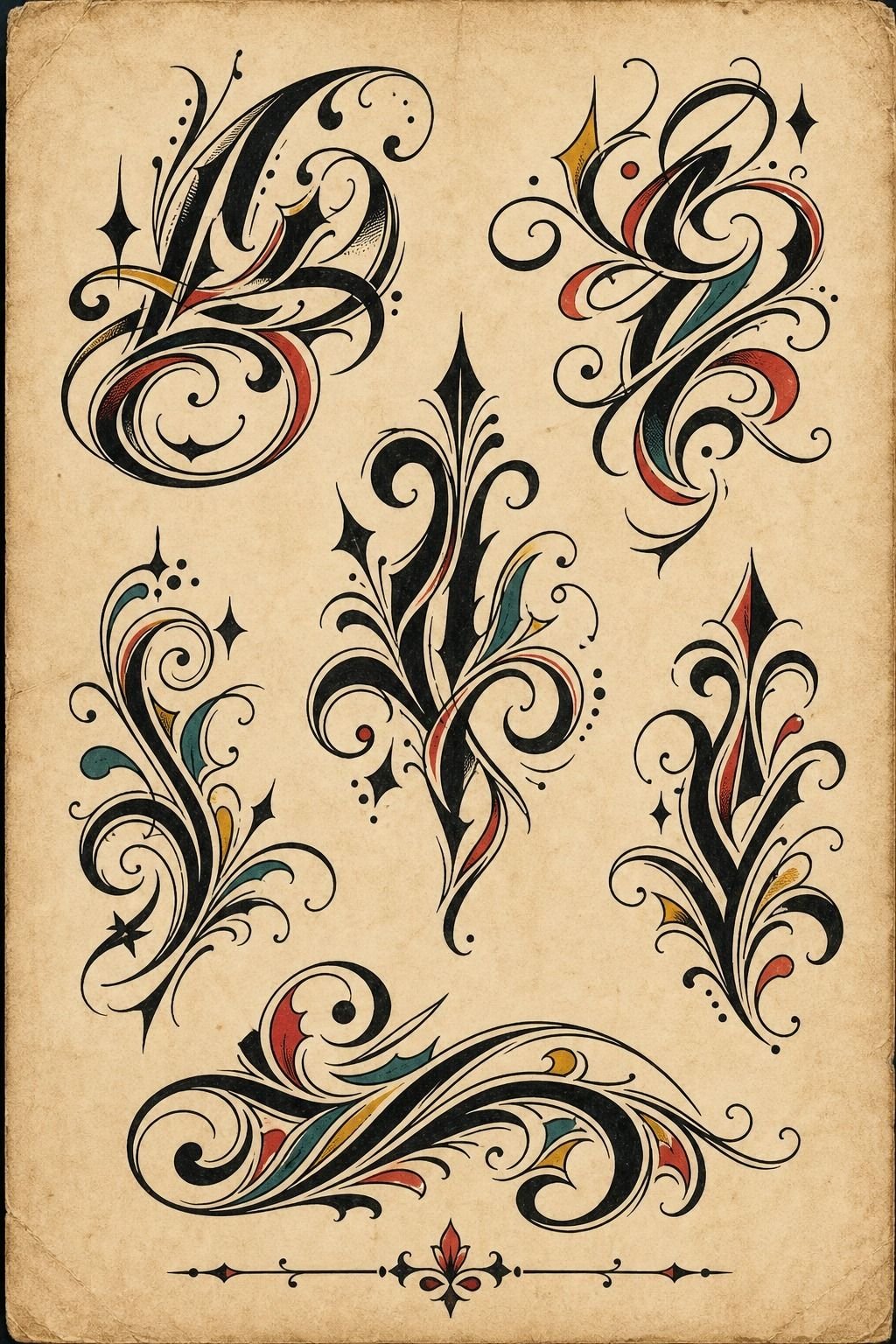 Keep lettering readable on curved foot skin
