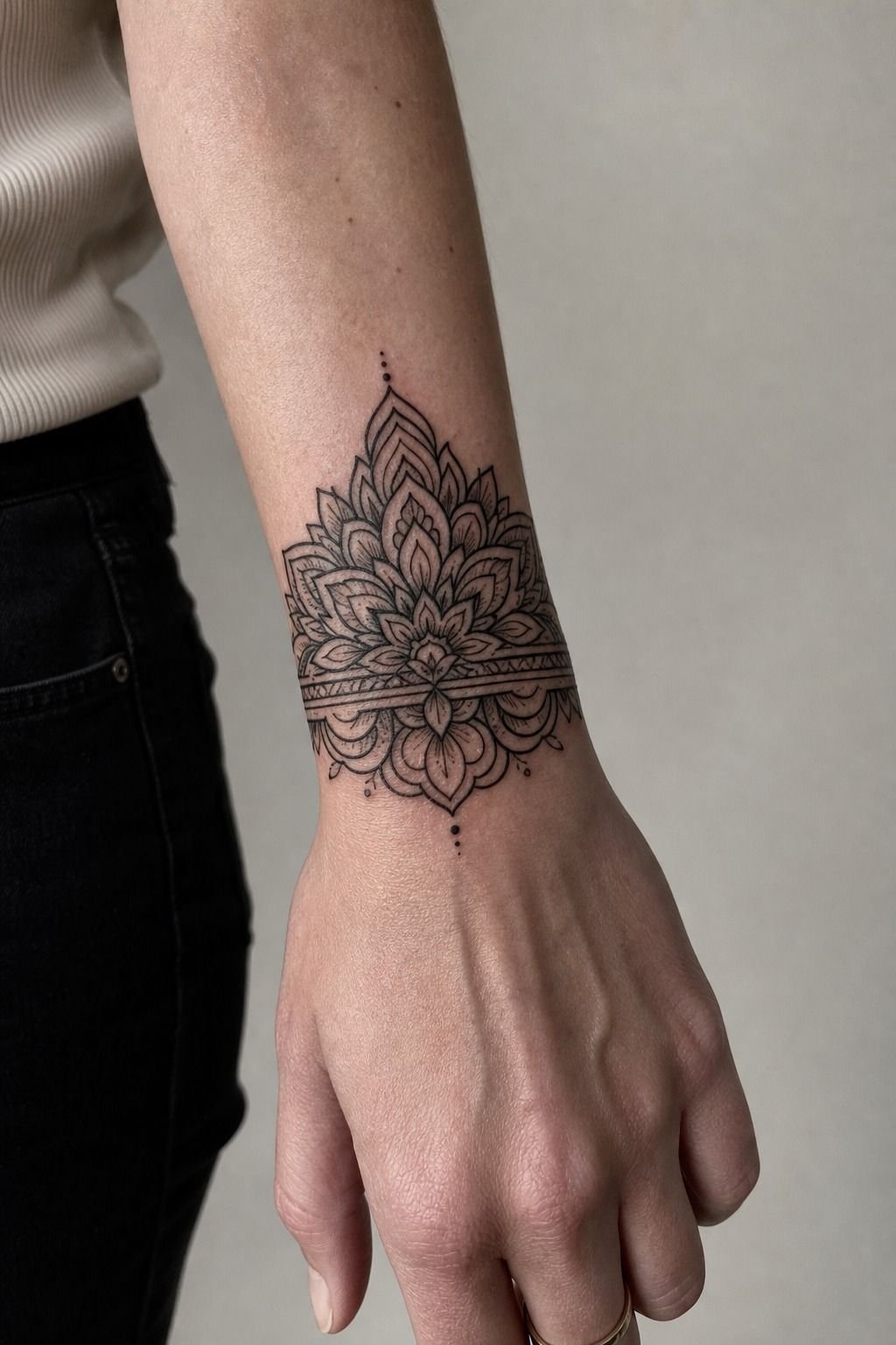 Budget custom modern mandala tattoo sessions