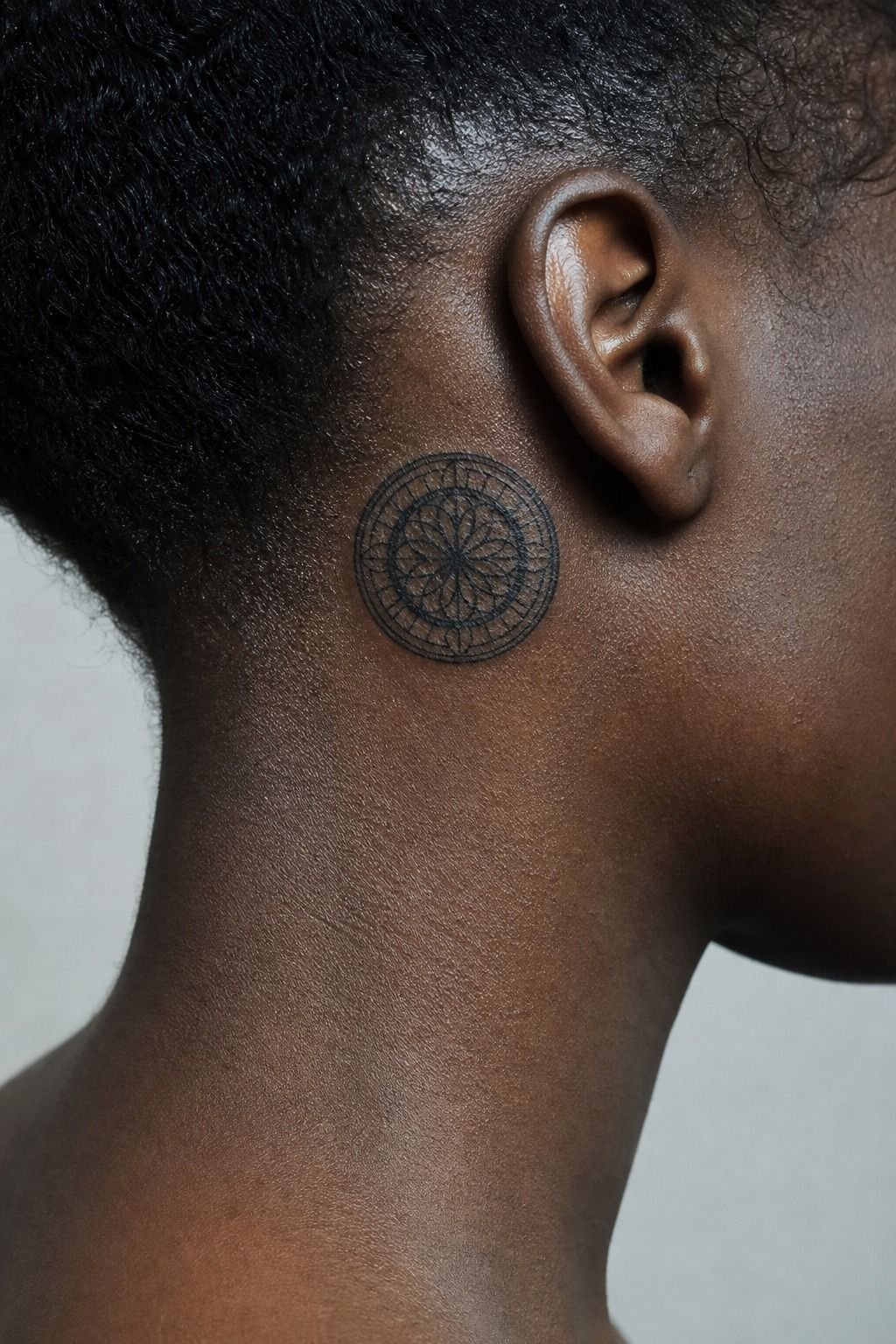 Layer Sacred Geometry Behind the Ear