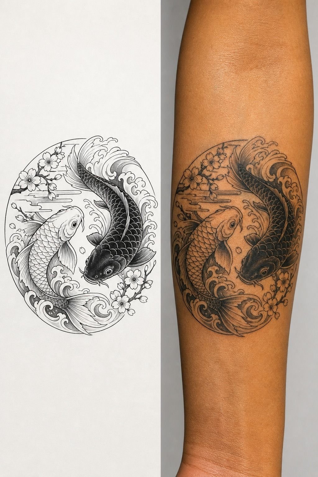 Let Koi Movement Break a Japanese Circle