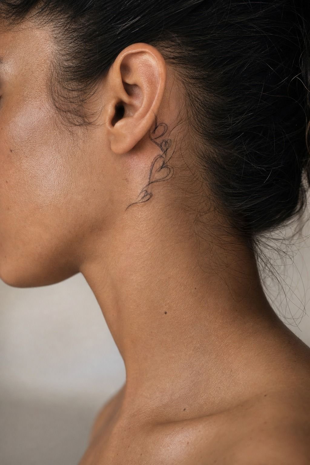 Sketch Heart Tattoo Ideas Around Scarred Edges