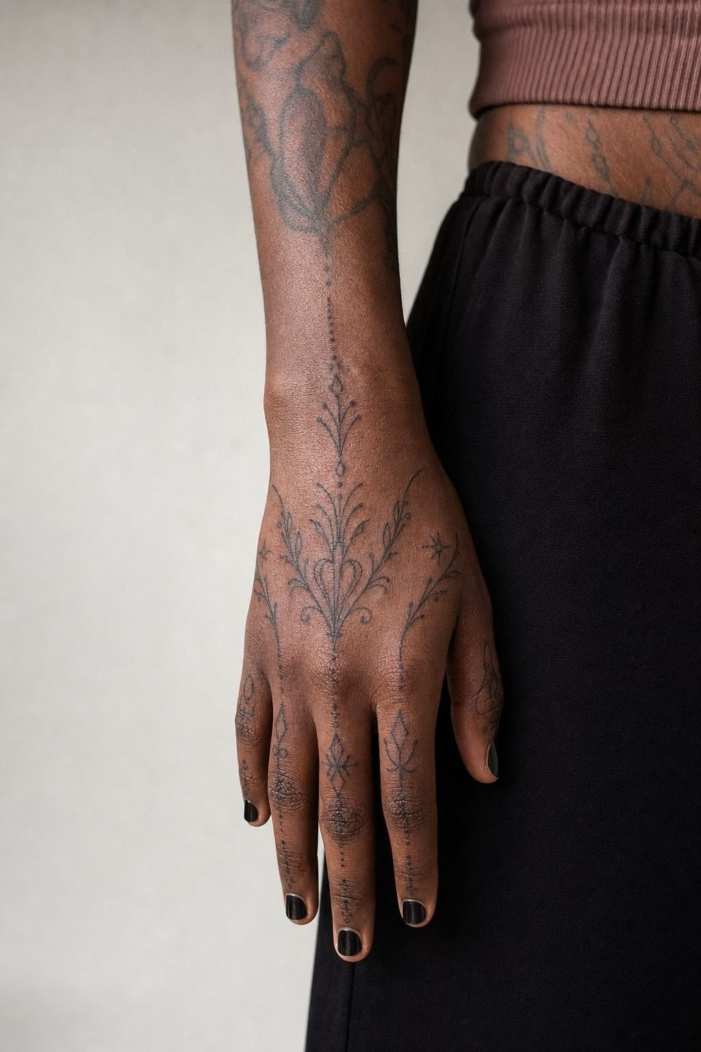 I Built Symmetry Around My Existing Hand Tattoos