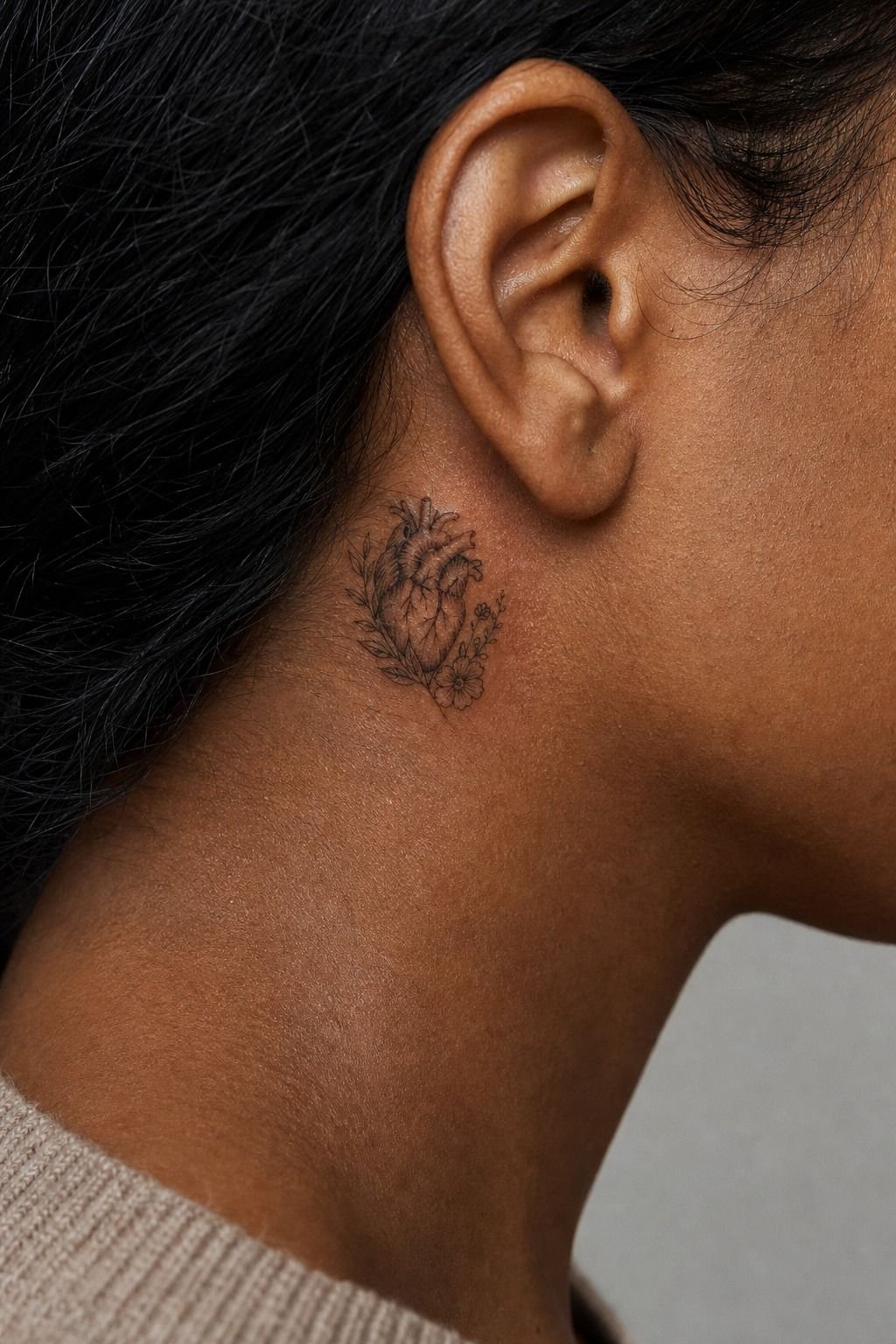 Plan A Black And Grey Healing Heart Tattoo