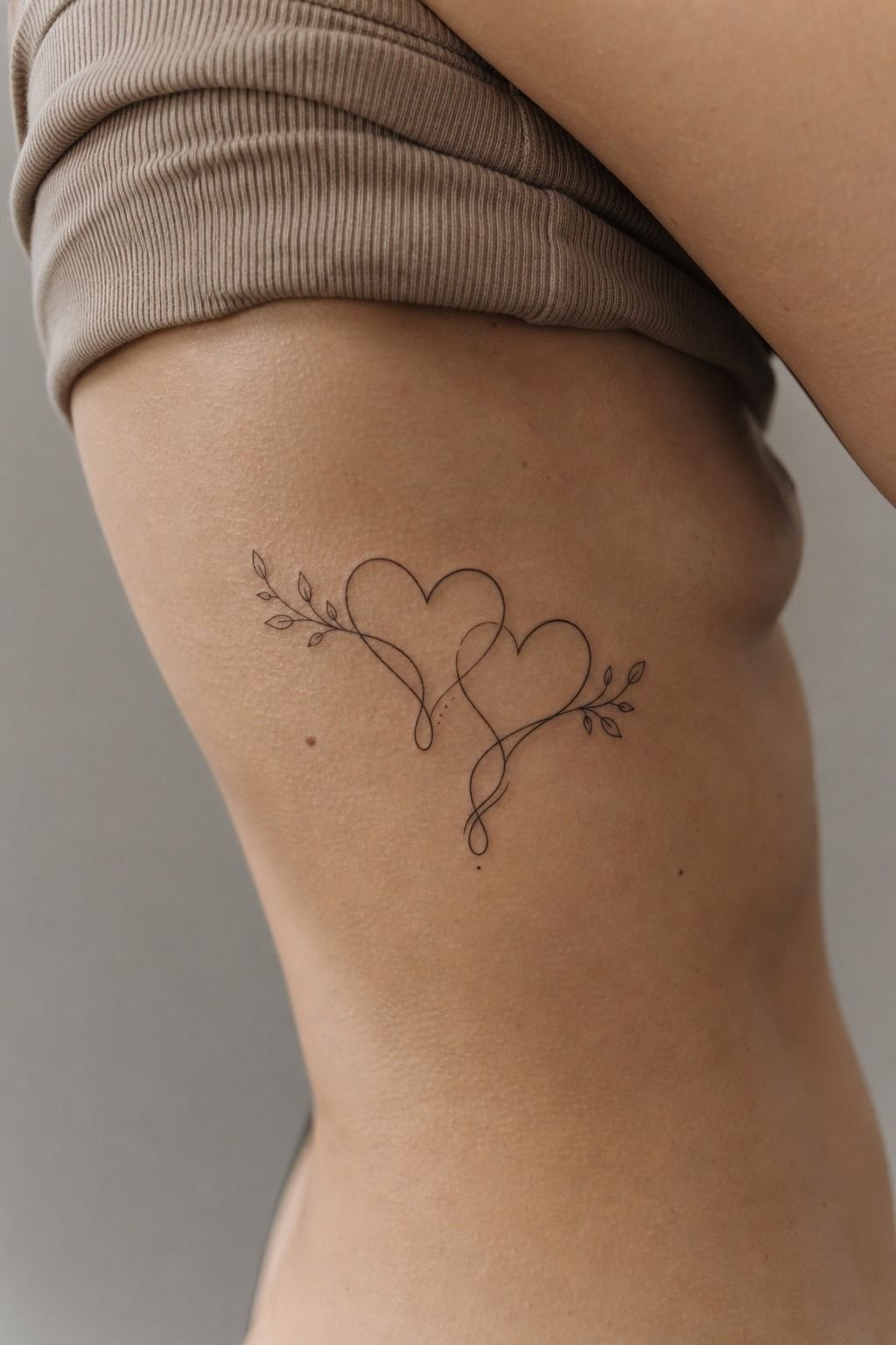 I Chose Matching Ribcage Heart Details