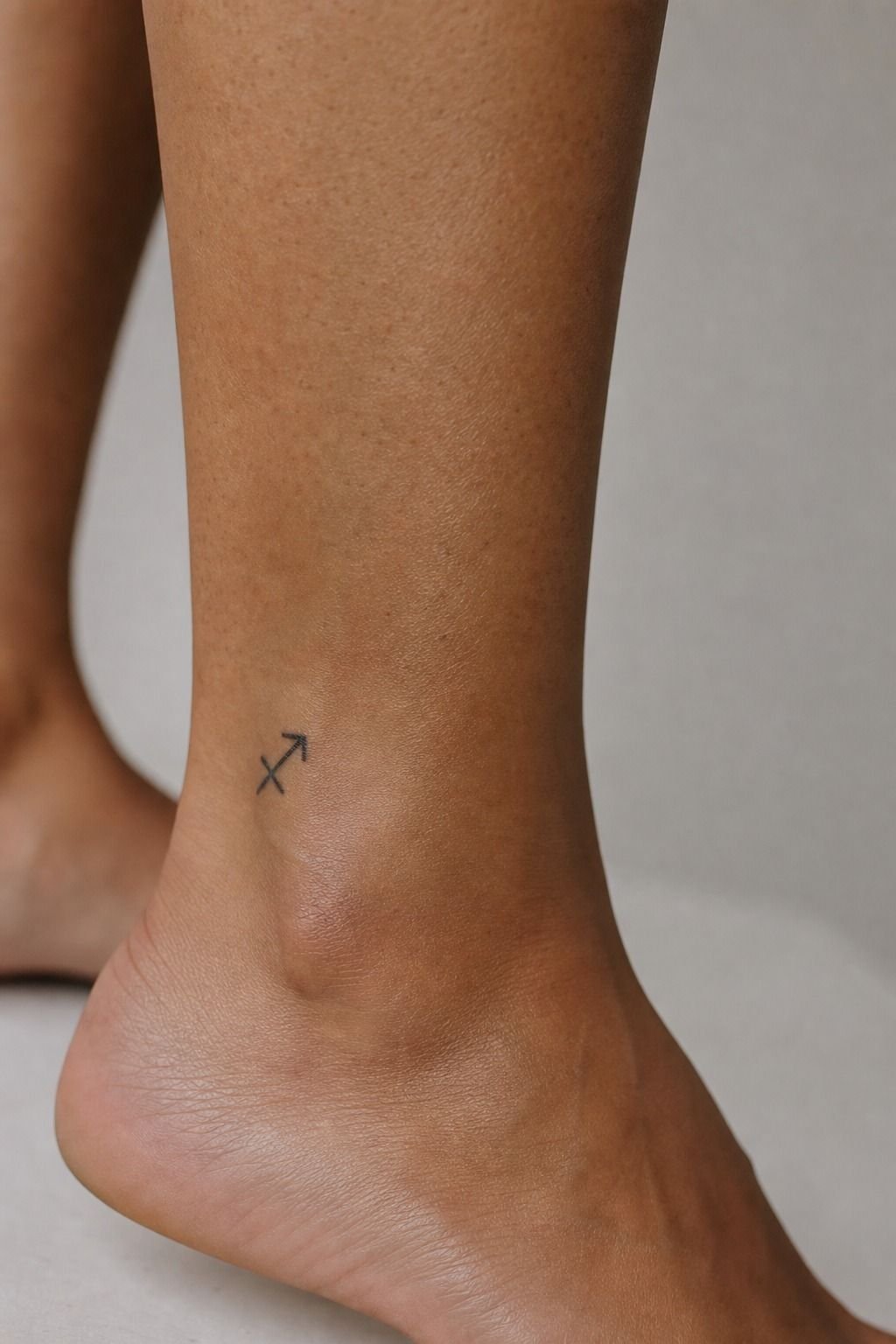 Blackwork Sagittarius Symbol Tattoo For Men