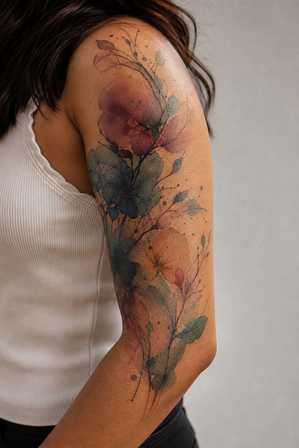 Tested Color Blends On Tattoo Paper