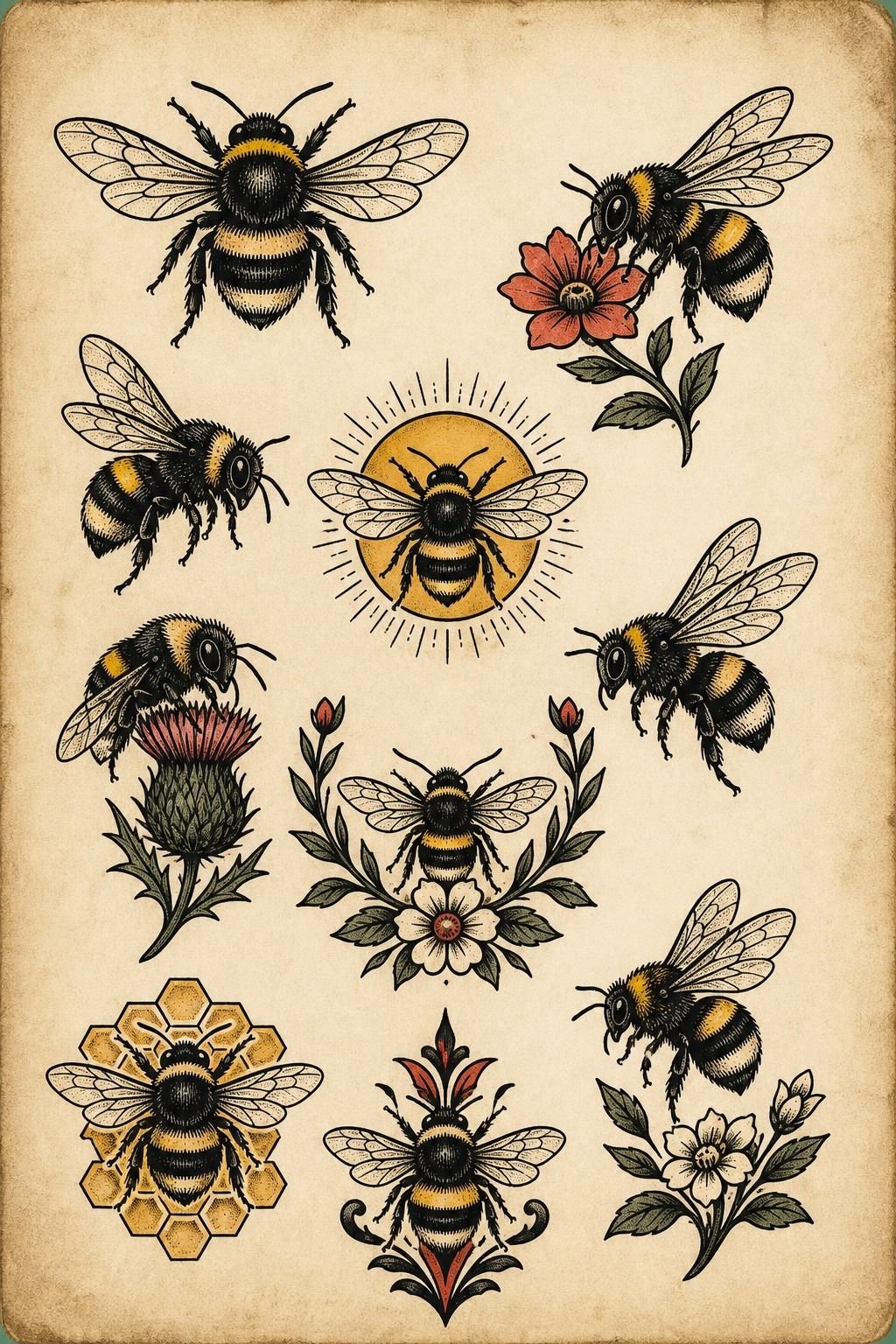 I Tested Black Ink Bumblebee Tattoo Contrast