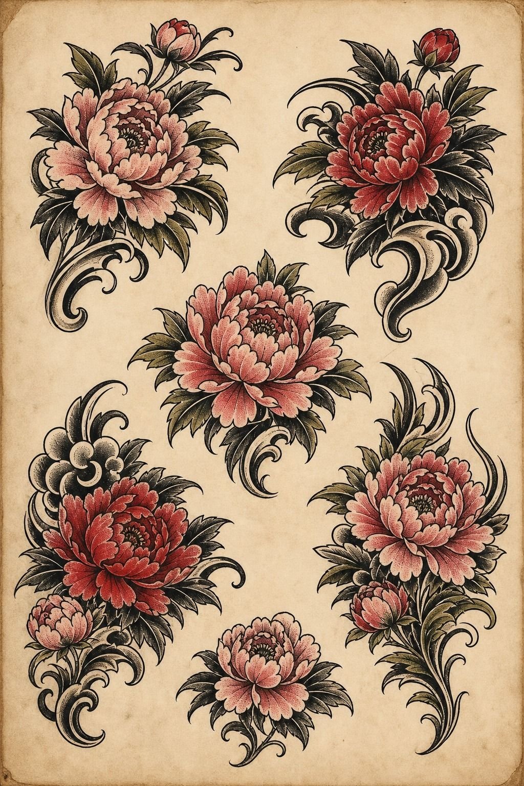 Place Your Peony Across The Shoulder
