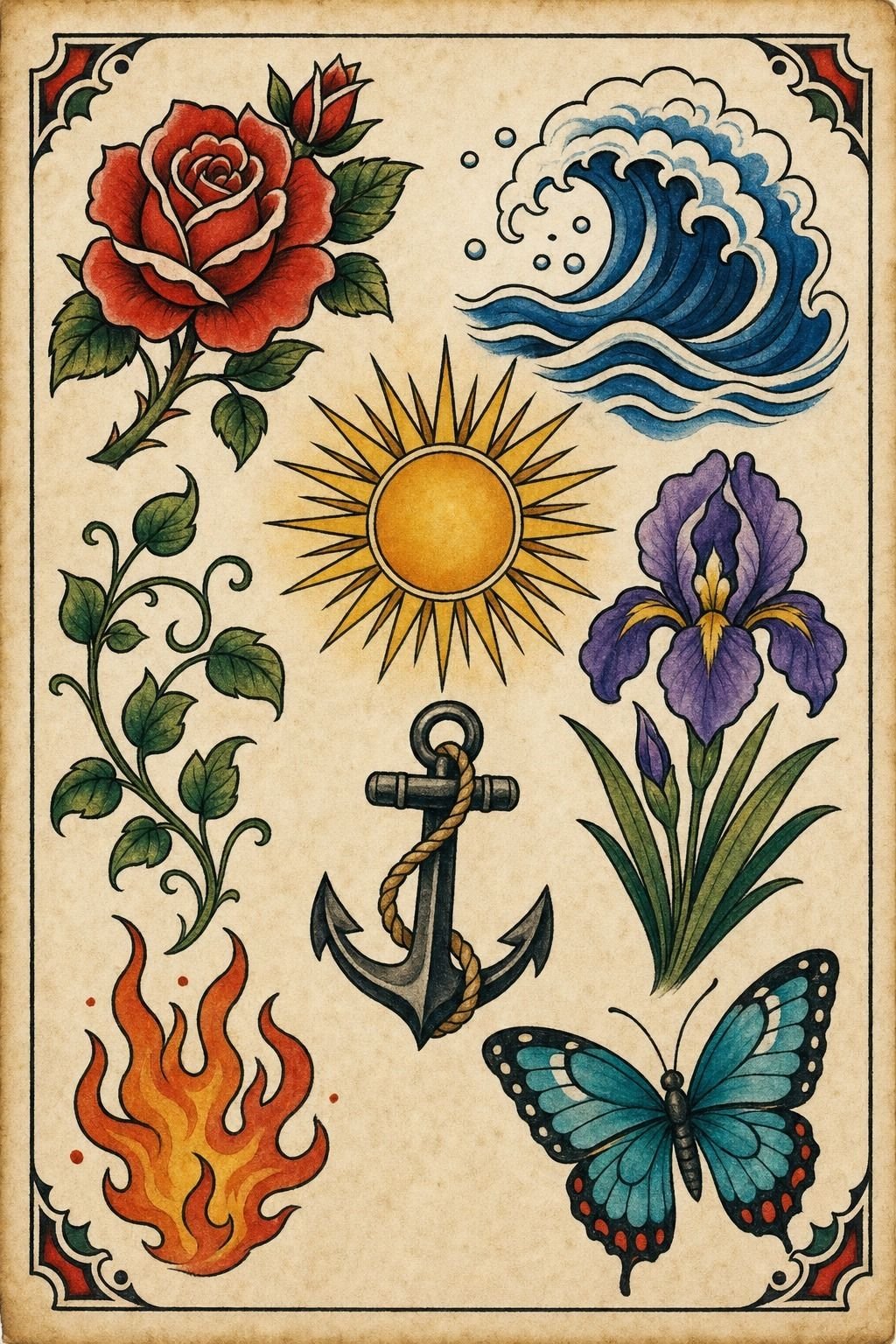 Selected Meaningful Colors For My Tattoo