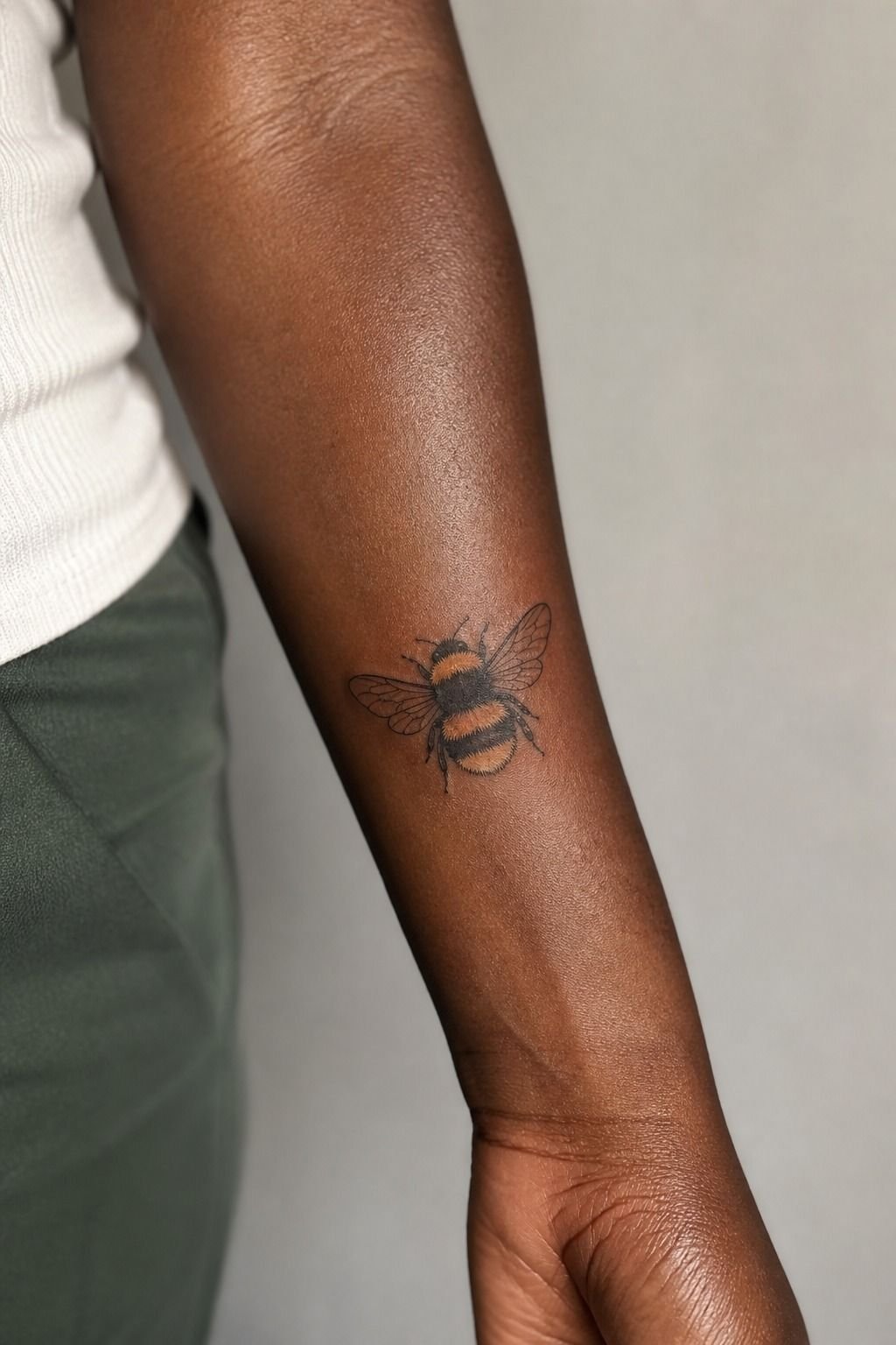 I Added Yellow to My Bumblebee Tattoo