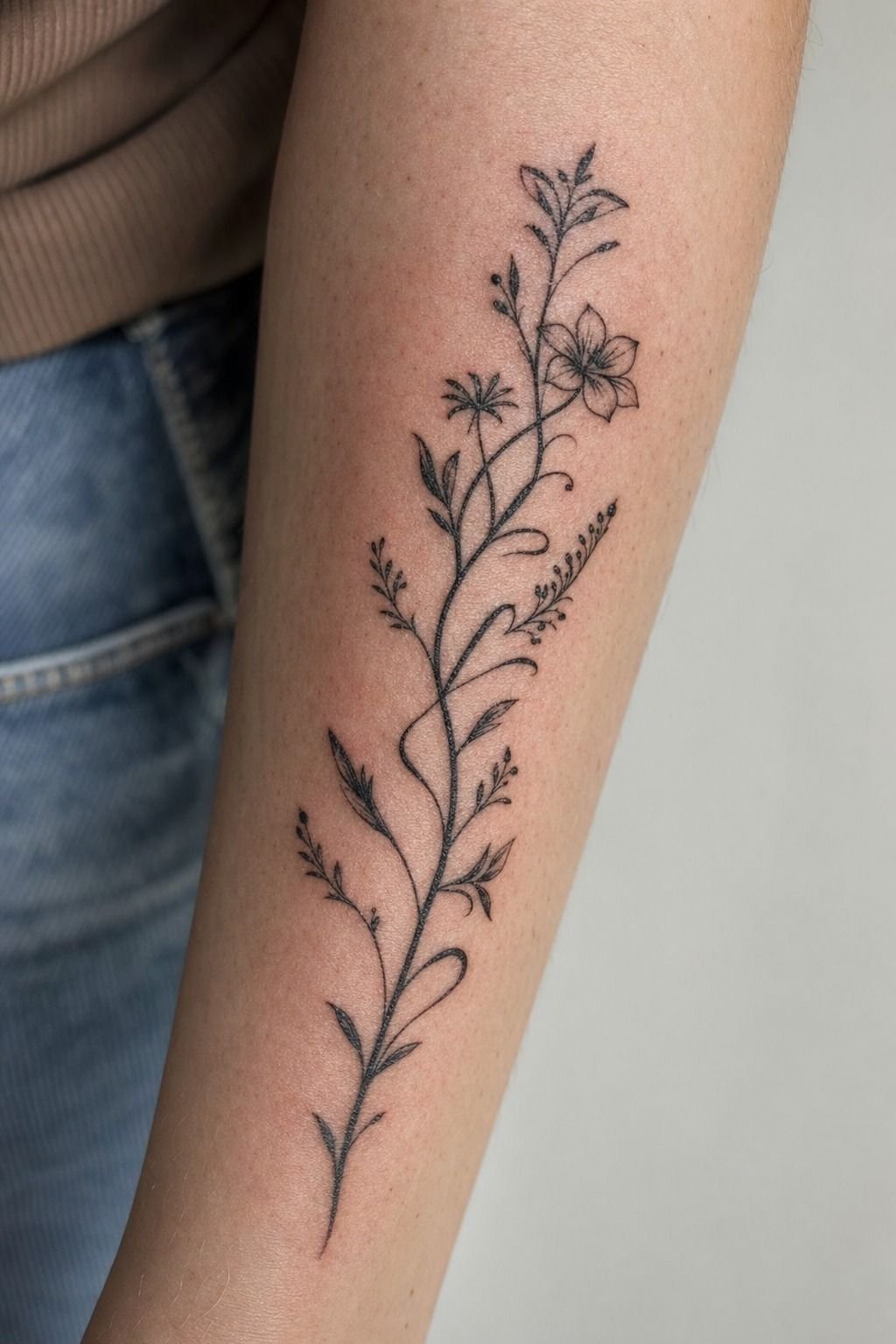 His Name Hidden Inside a Botanical Stem
