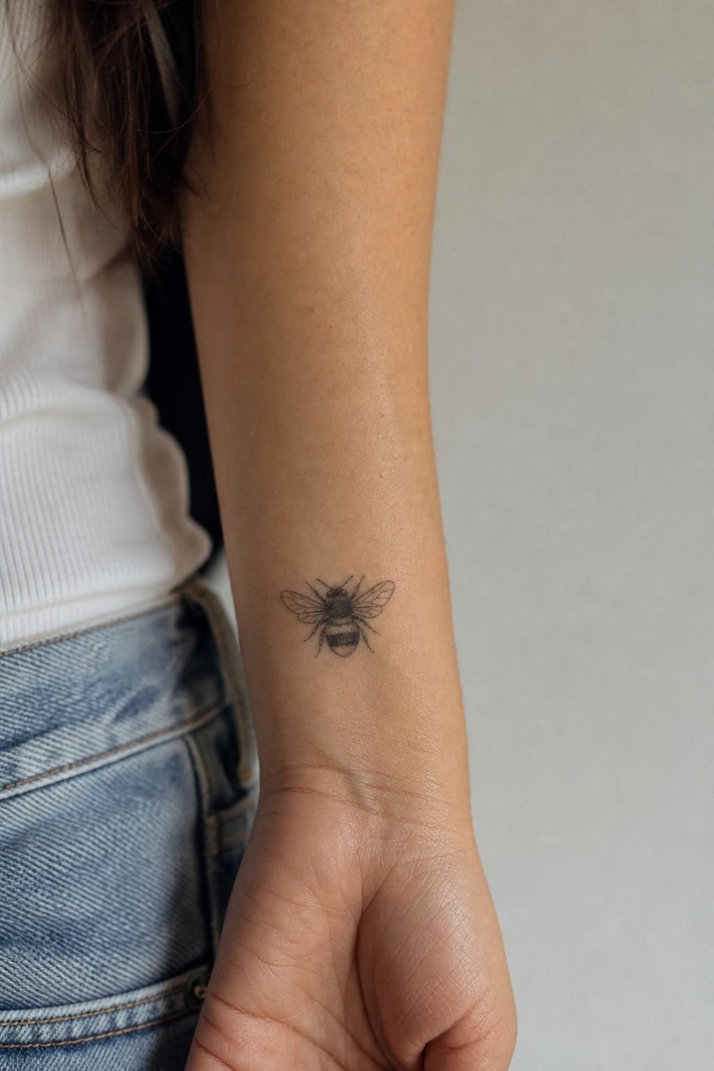 I Chose a Bumblebee Tattoo Body Placement