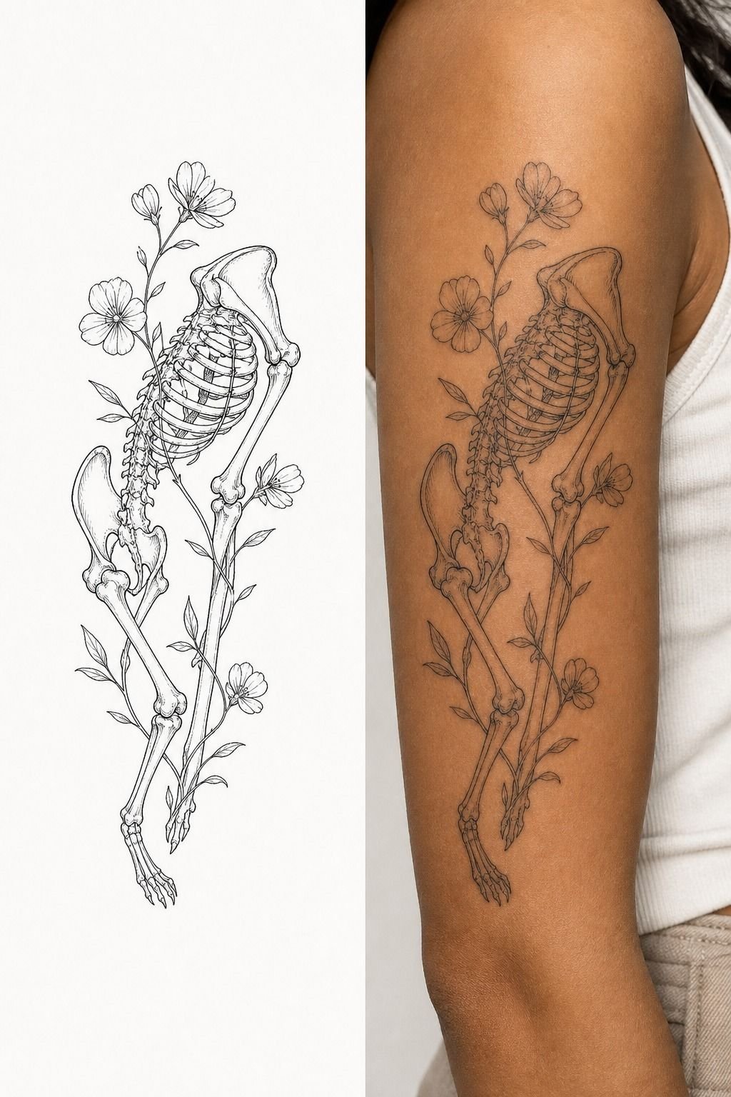 I Balanced Negative Space Around Their Bones