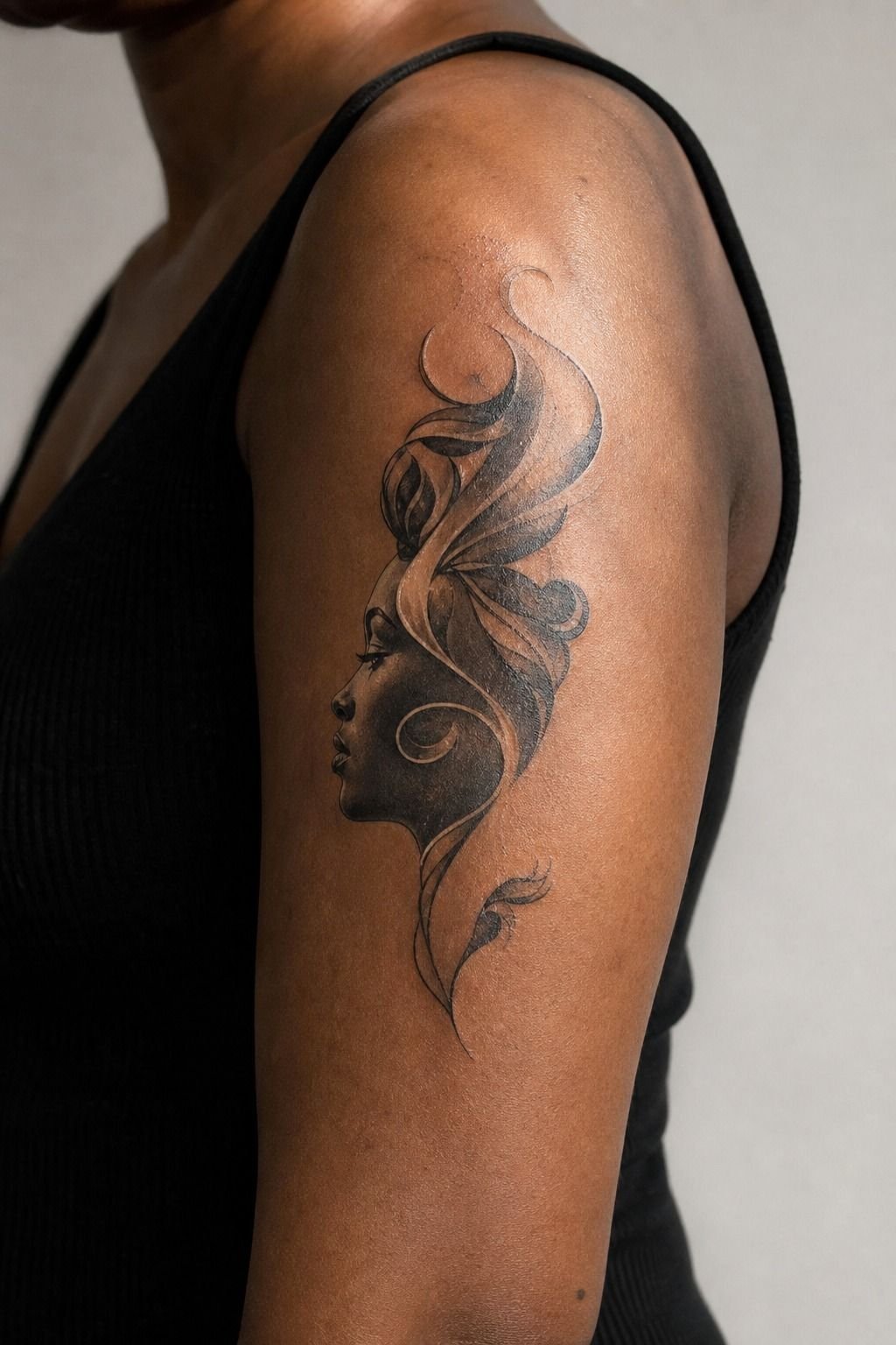 His Name Combined with a Portrait Silhouette