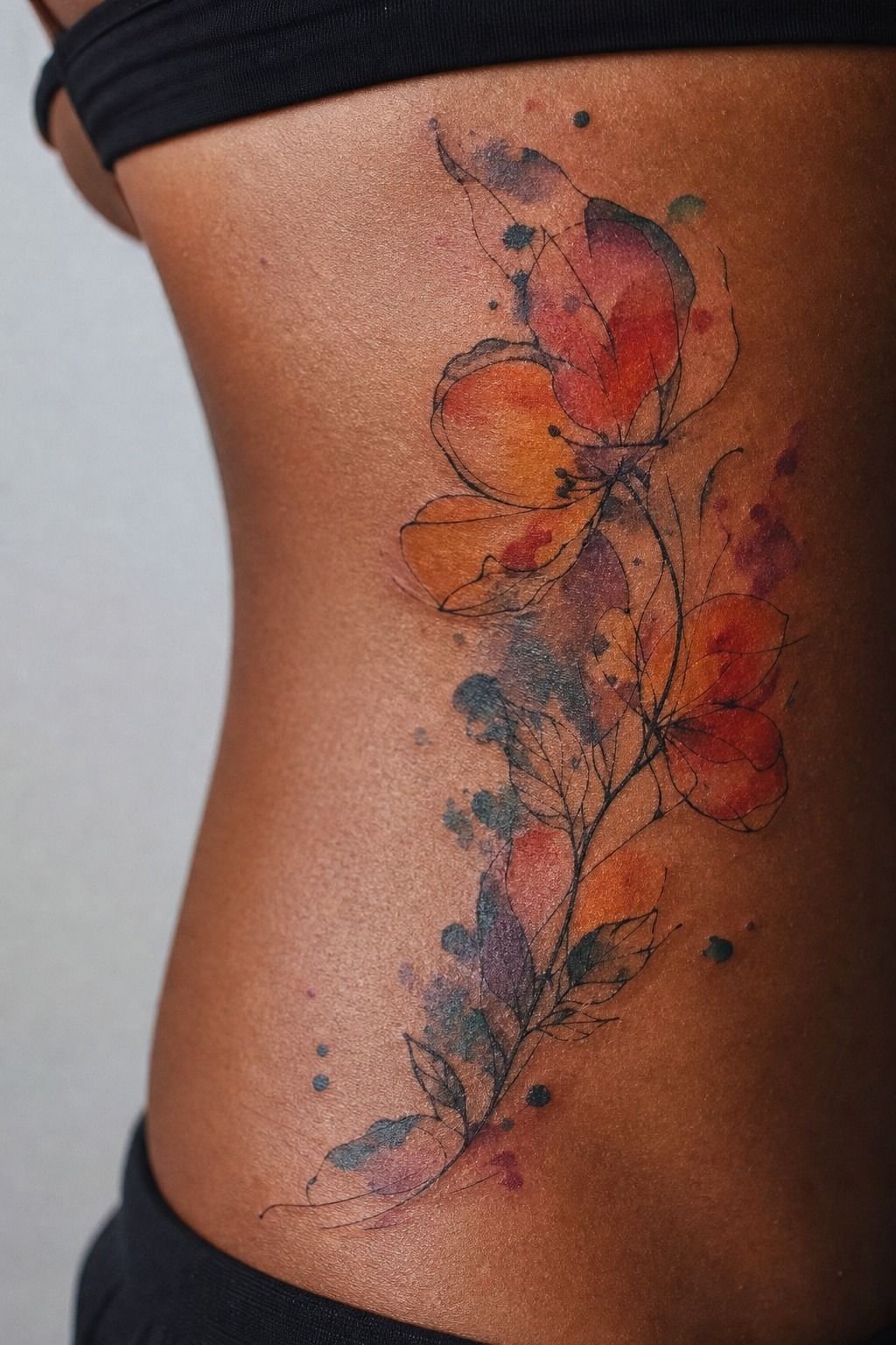 Watched the Watercolor Pigments Settle