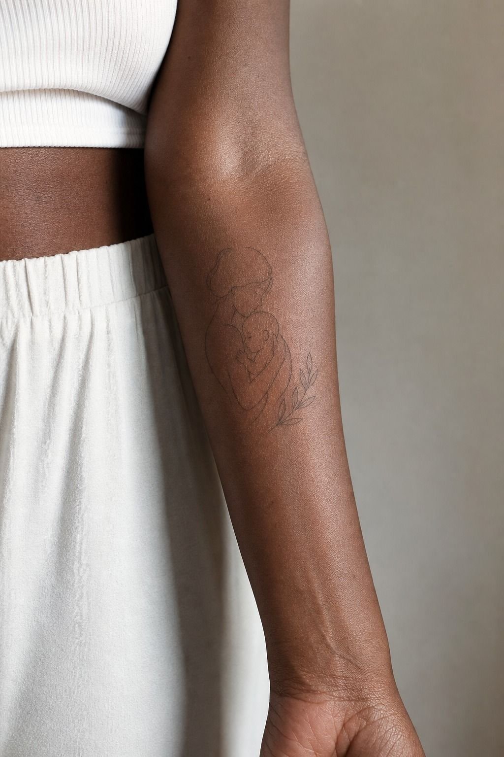 Behind The Arm Tattoos For Private Motherhood Tributes