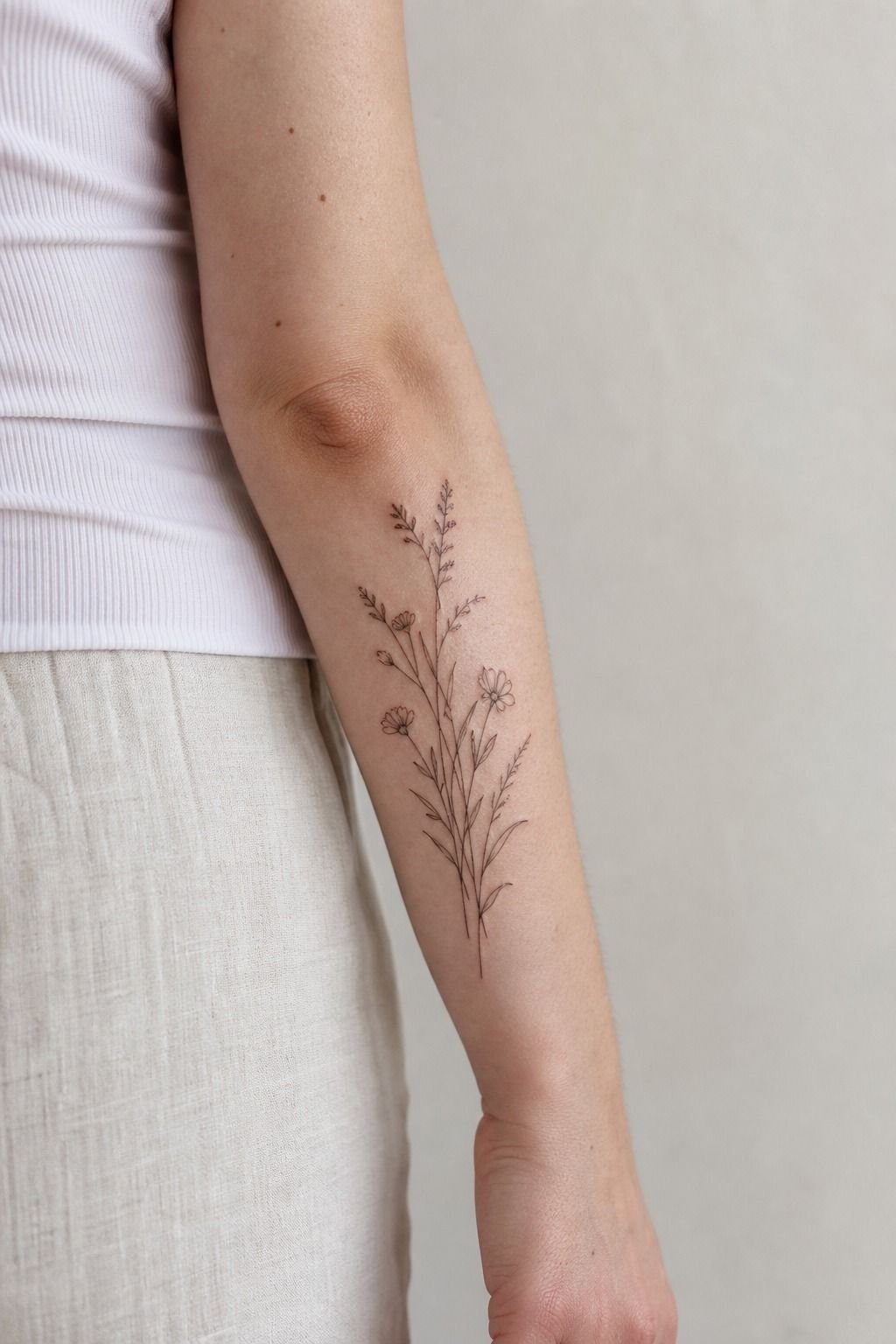 Fine-Line Botanical That Ages Clean