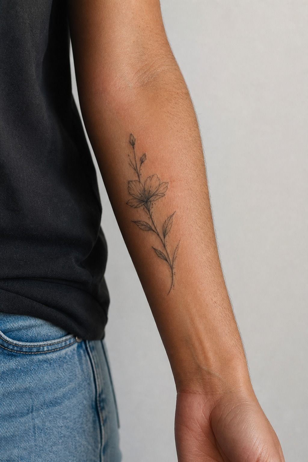 Place The Main Motif On Your Outer Forearm