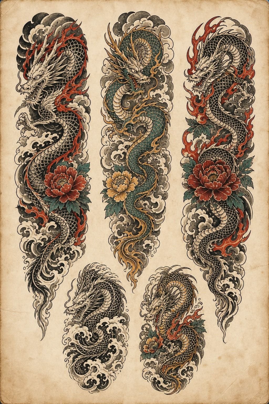 Irezumi Dragon: What Horiyoshi-School Layouts Get Right