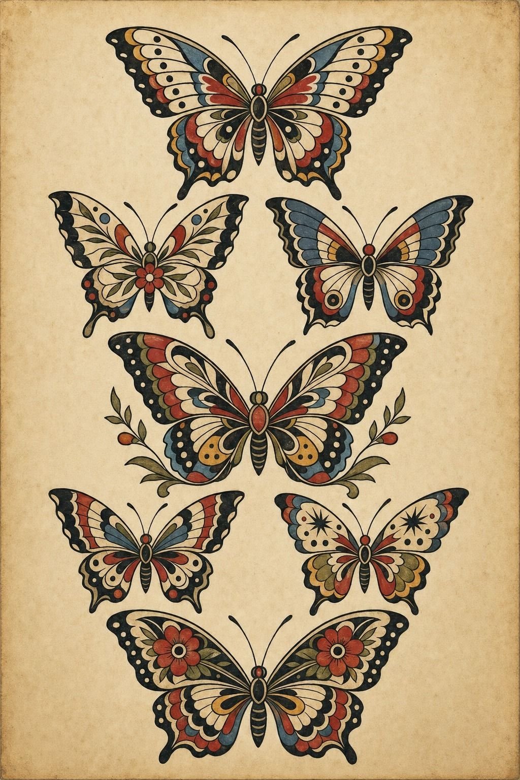 Choose Symmetrical Butterflies Across the Outer Arm