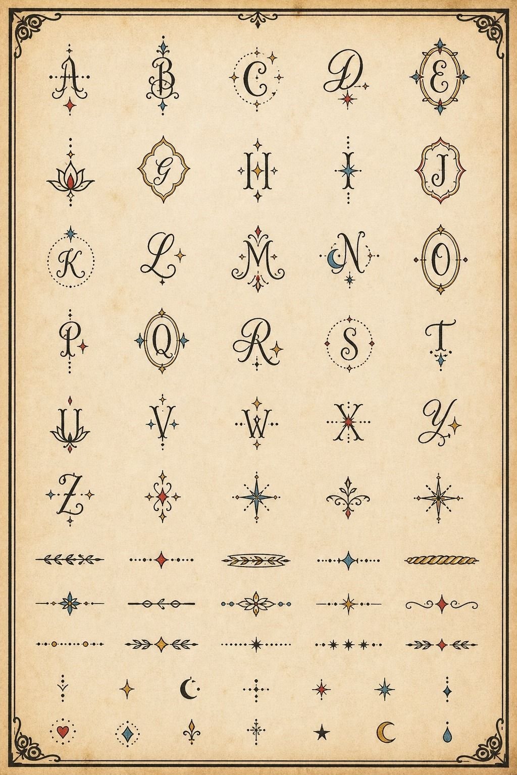 Discreet Initial Finger Tattoos