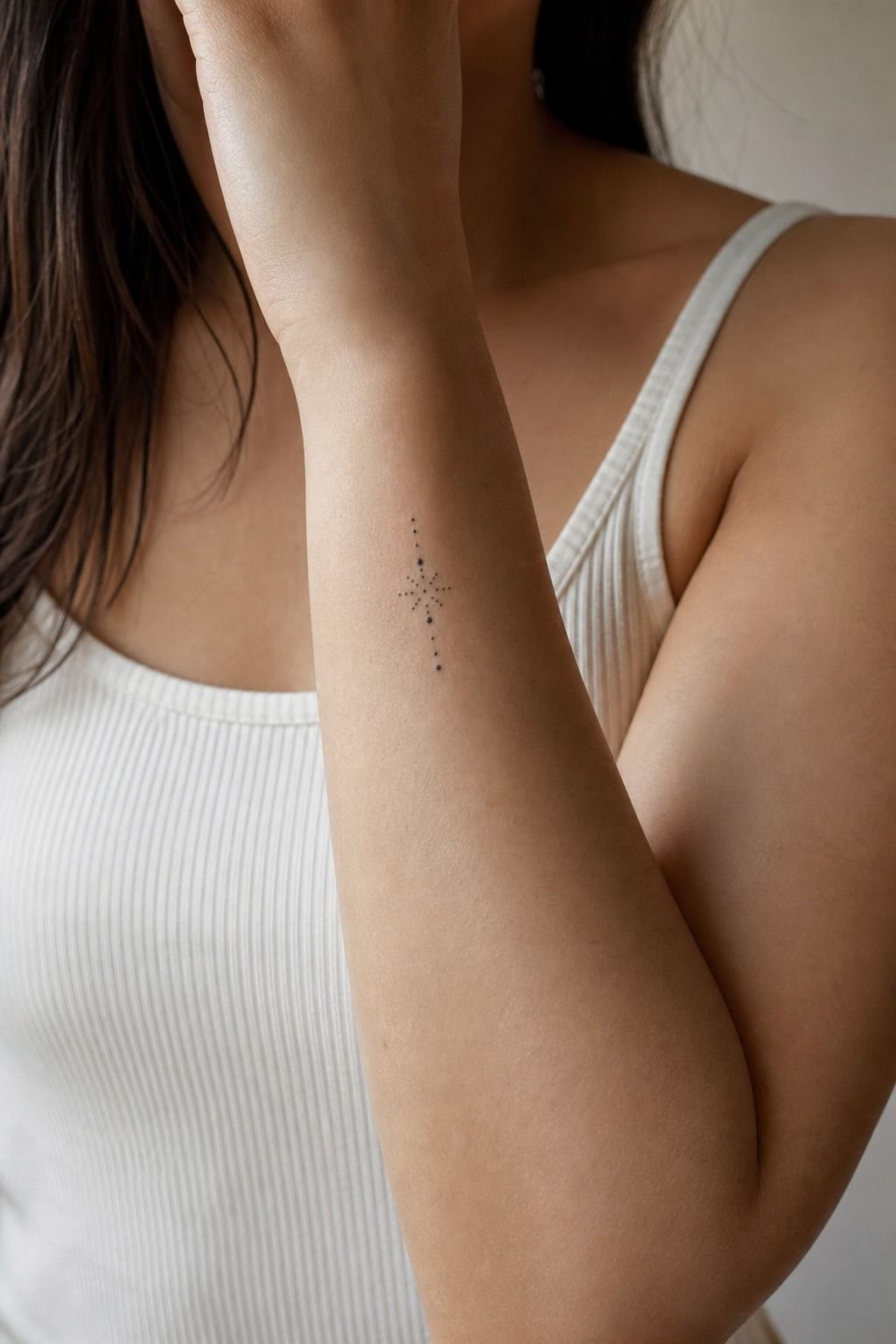 Dot Art Canvas For Minimalist Wrist Ink