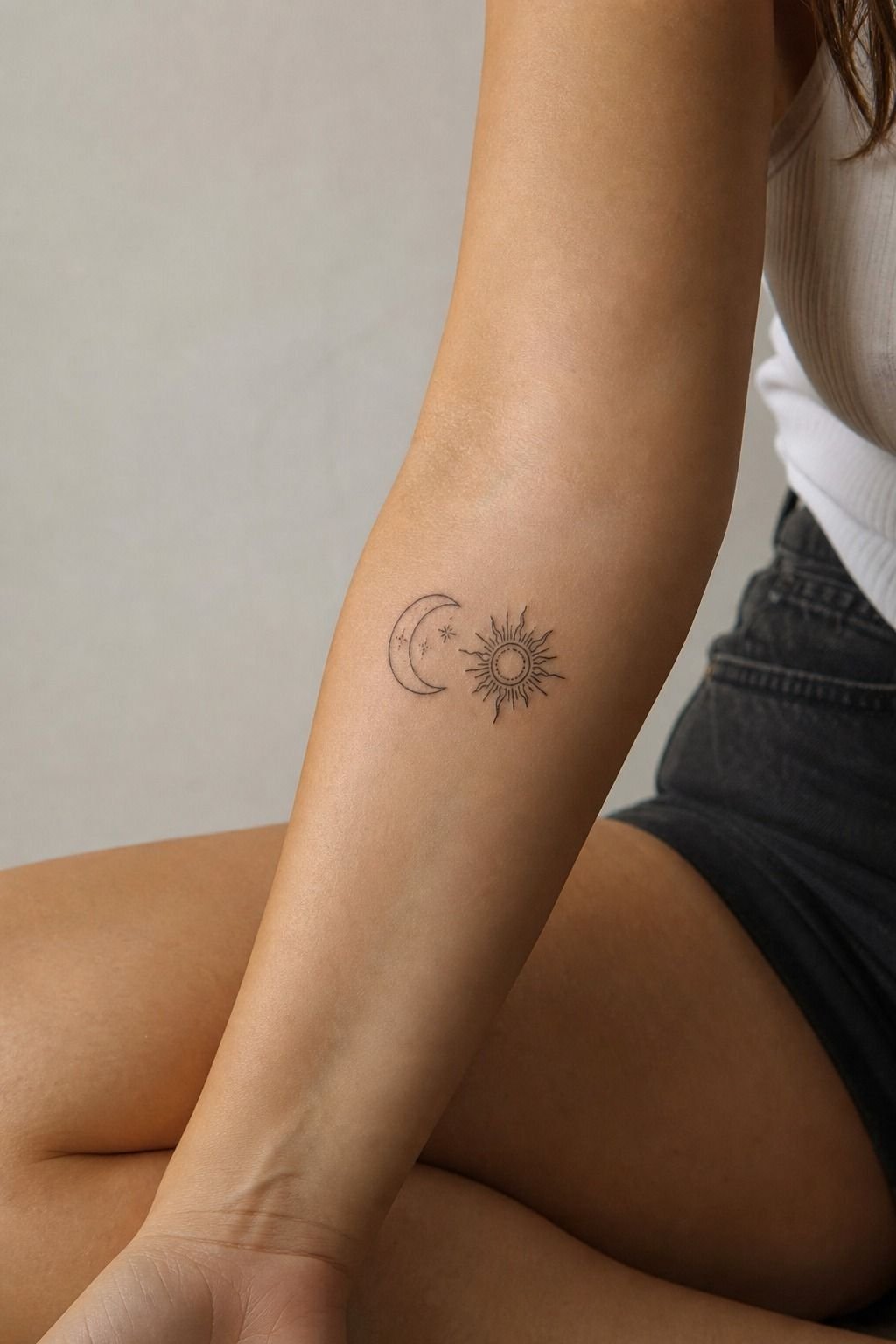 Pair A Moon With A Sun Symbol