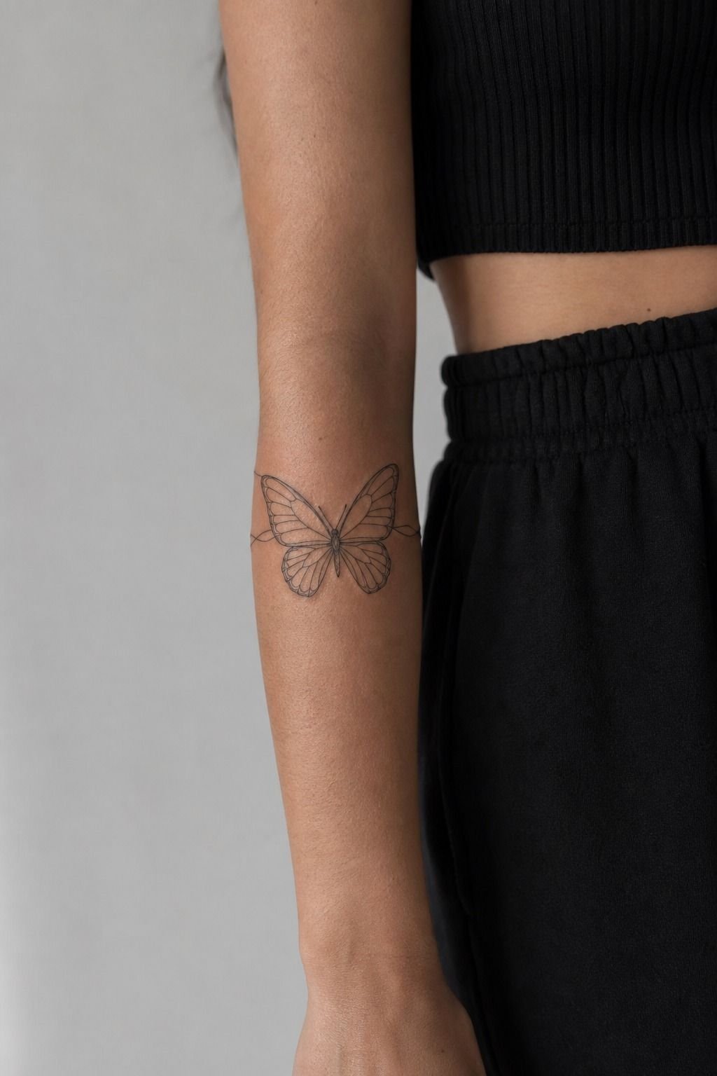 Scale the Butterfly for Your Forearm Width