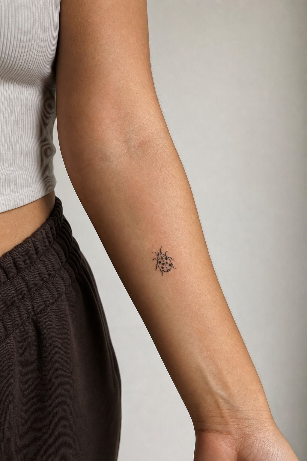 Simple Ladybug on the Inner Arm