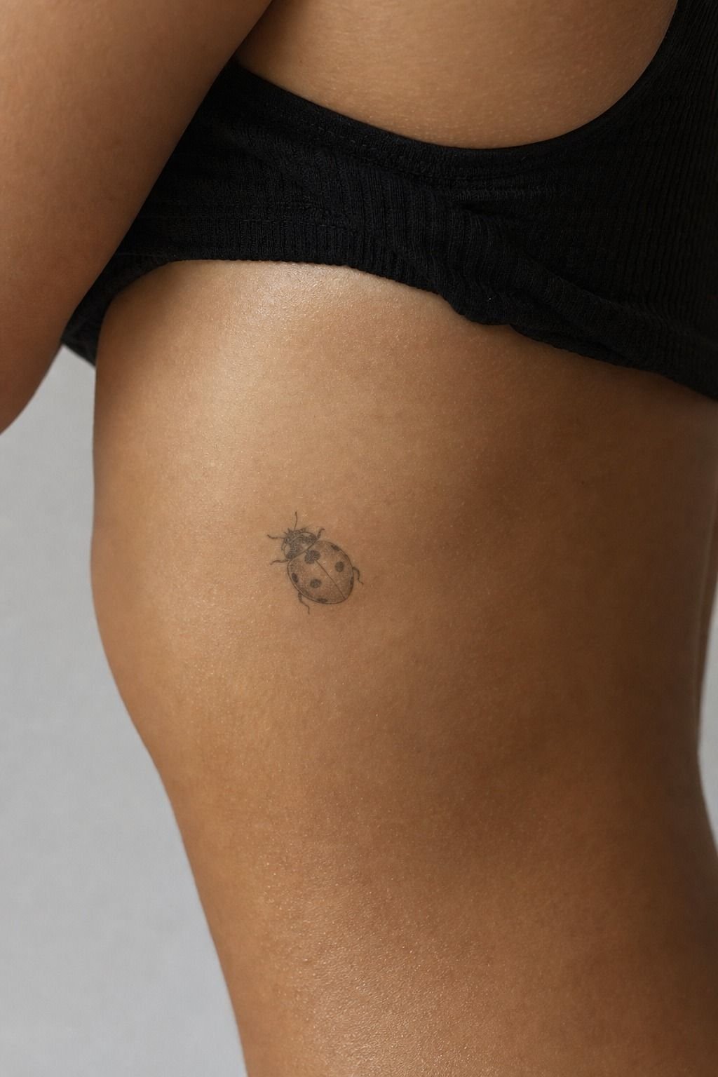 Side-Rib Ladybug With Subtle Shading
