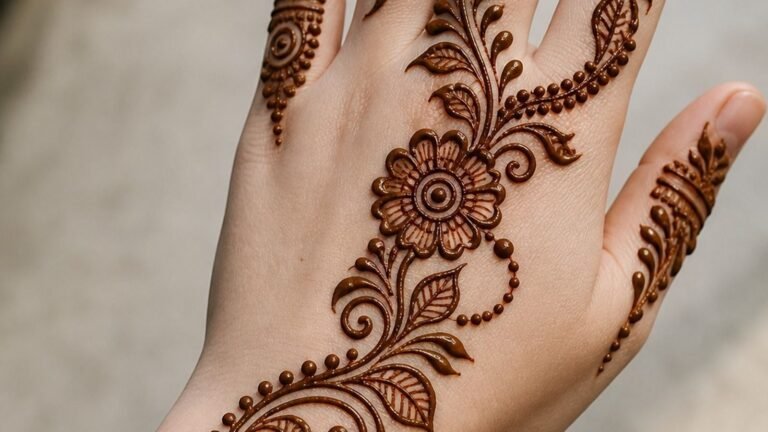 I Chose Henna Main Simple, And It Healed Clean And Aged Well
