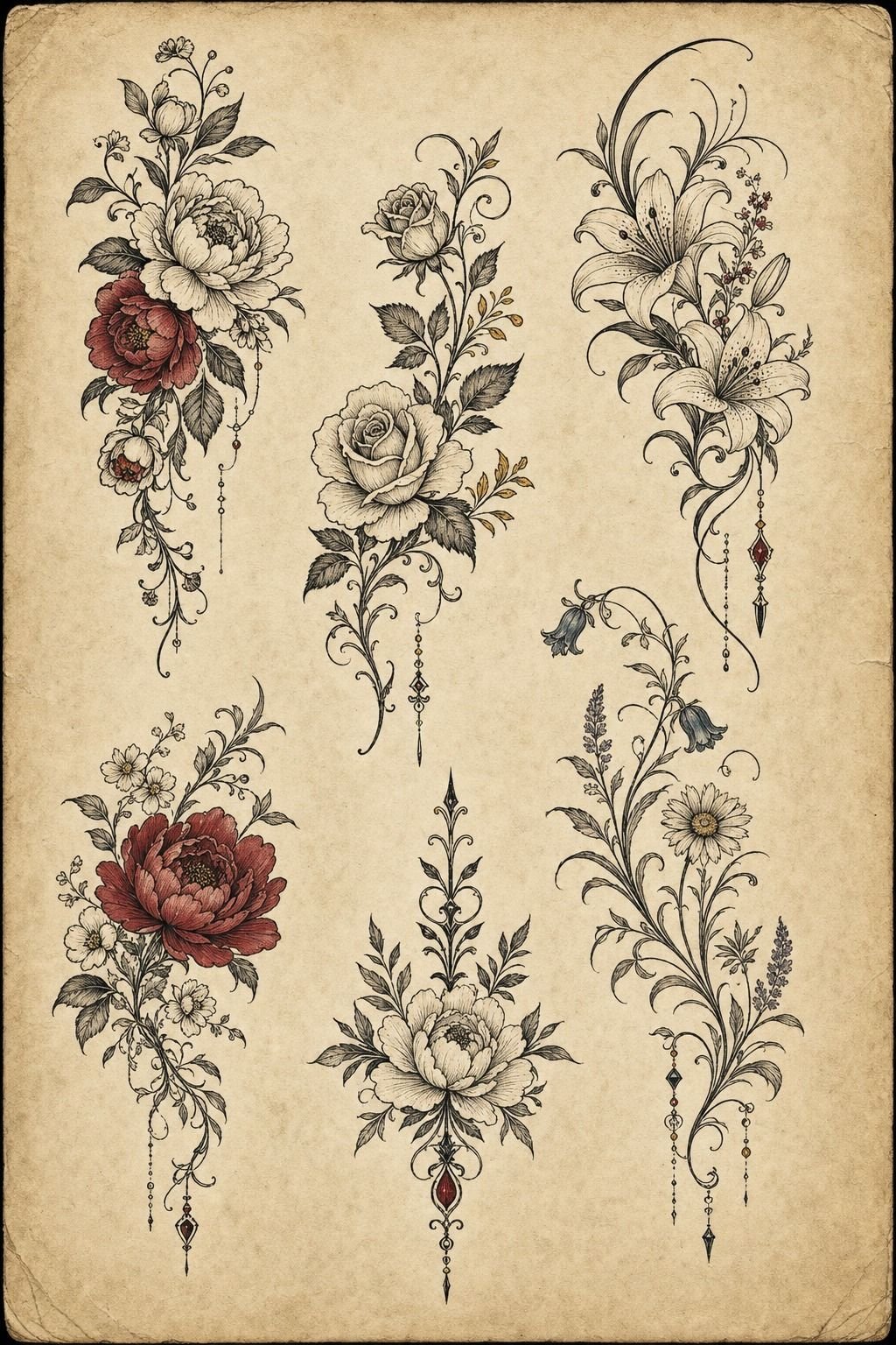 Map A Floral Hip Tattoo To Your Curves