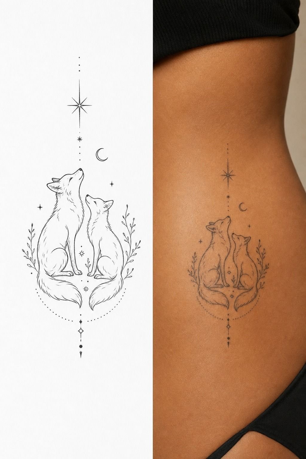 Matching Animal Silhouettes With Individual Accents