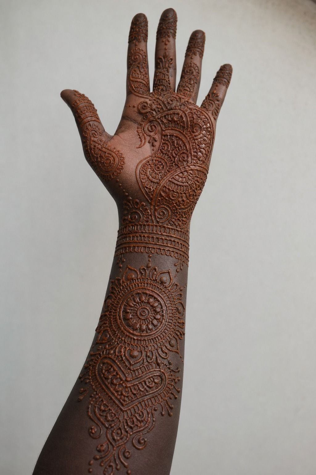 Rajasthani Mehndi Matching Hand Tattoos
