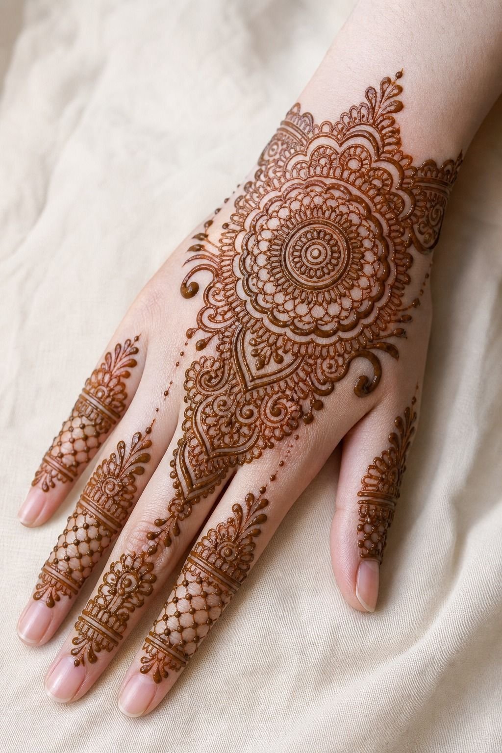 Rajasthani Mehndi Temporary Ink Tattoo Design