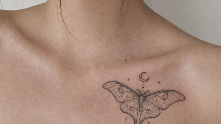19 Lunar Moth Tattoo Design Ideas That Still Feel Personal