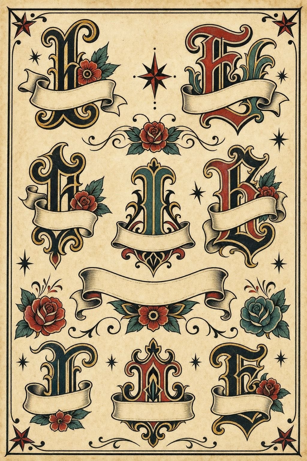 Lettering Tattoo Design Drawing Ideas