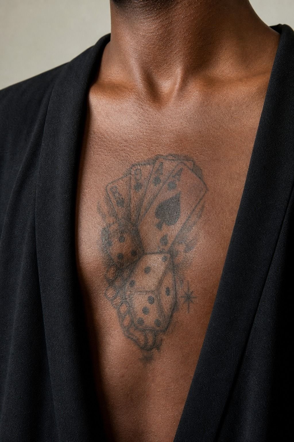 Dice and Playing Cards Tattoo