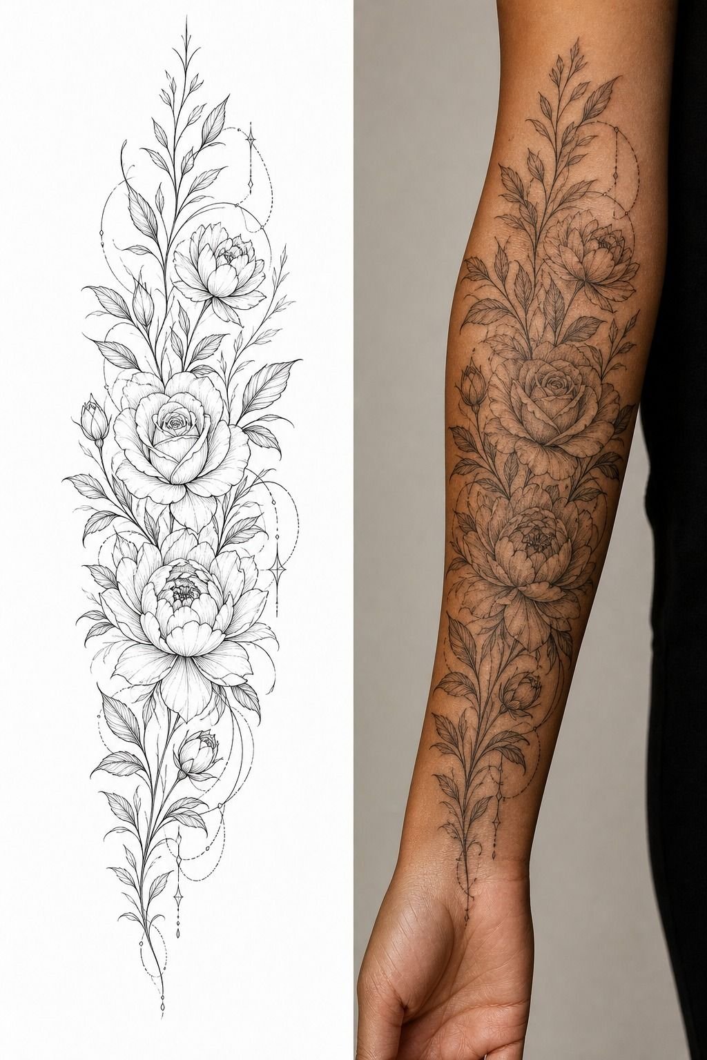 I Set a Realistic Flower Sleeve Budget