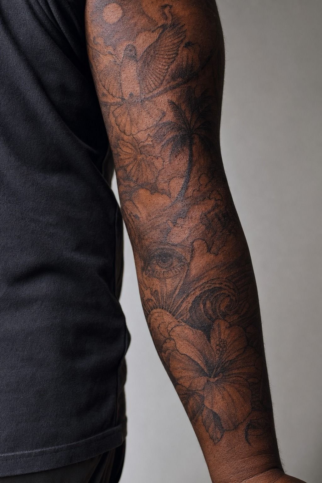 I Built A Patchwork Sleeve From Personal References